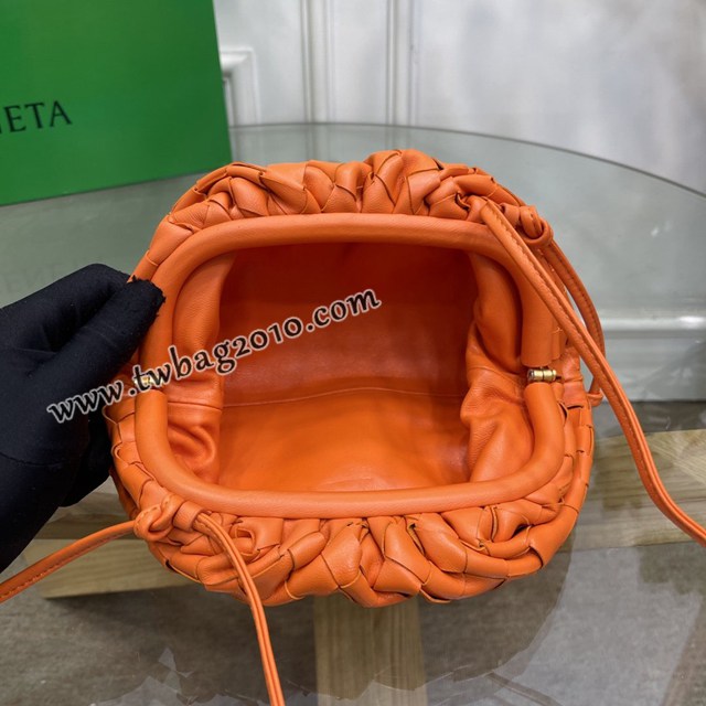 Bottega veneta高端女包 98061 寶緹嘉升級版小號編織雲朵包 BV經典款純手工編織羔羊皮女包  gxz1178